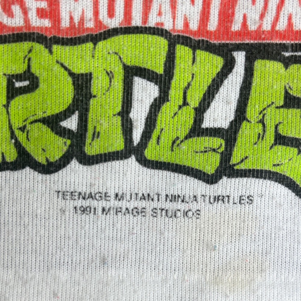 Vintage 90s Teenage Mutant Ninja Turtles Kids Pajama Set - Picture 5 of 5